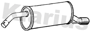 Silencieux arrière KLARIUS 241171