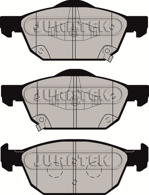 Kit de plaquettes de frein, frein à disque JURATEK JCP8109