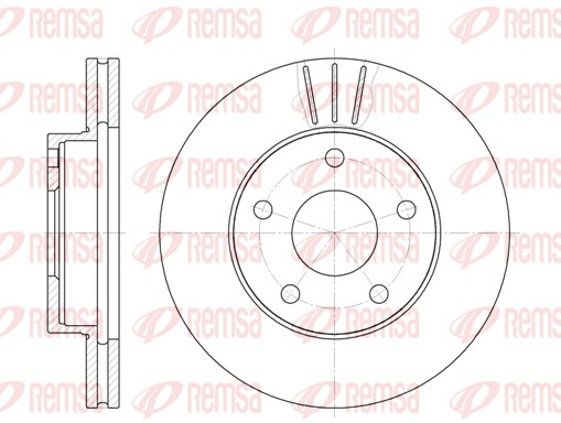 Disque de frein REMSA 6214.10