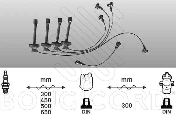 Kit de câbles d'allumage EFI AUTOMOTIVE 7198