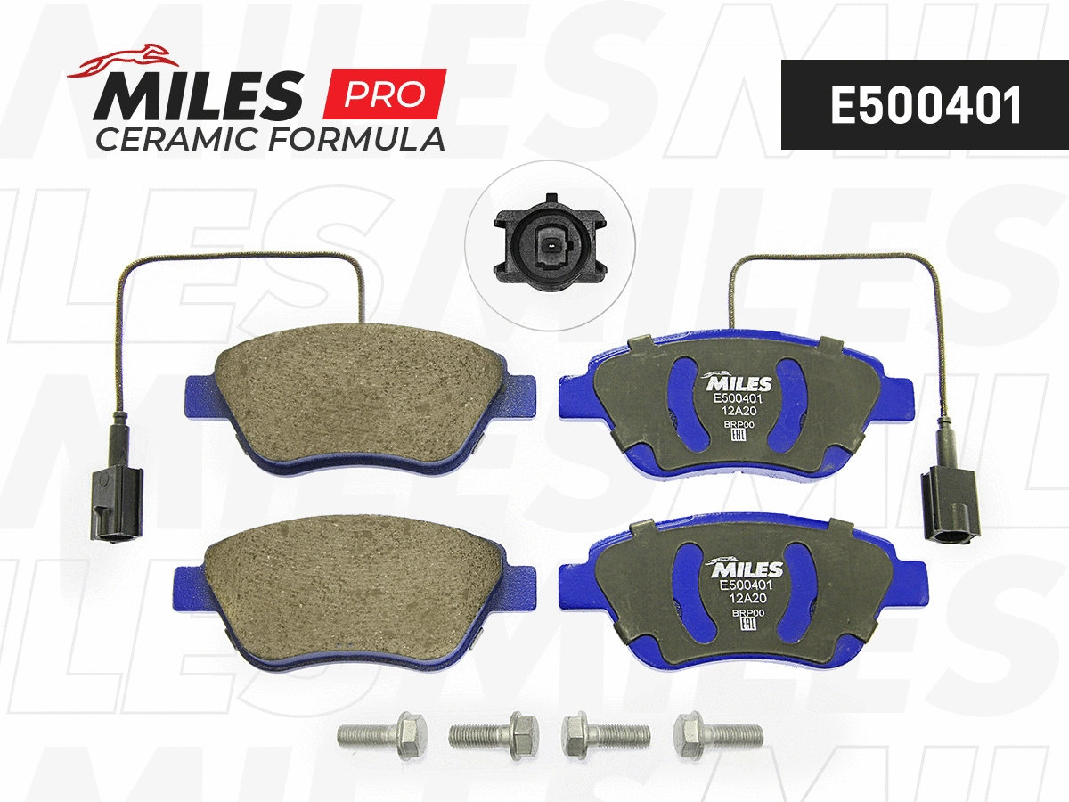 Kit de plaquettes de frein, frein à disque MILES E500401