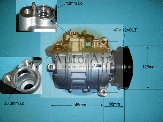 Compresseur, climatisation AUTO AIR GLOUCESTER 14-9694