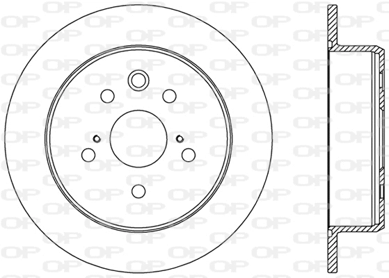 Disque de frein OPEN PARTS BDR2460.10