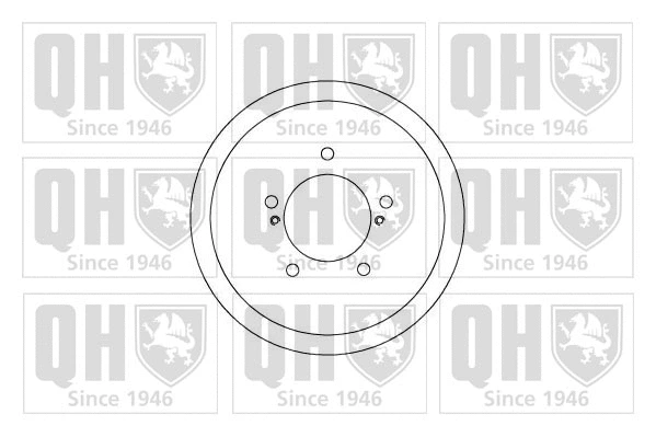 Tambour de frein QUINTON HAZELL BDR365