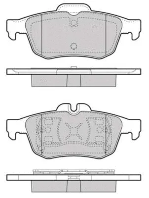 Kit de plaquettes de frein, frein à disque Technika 02287B