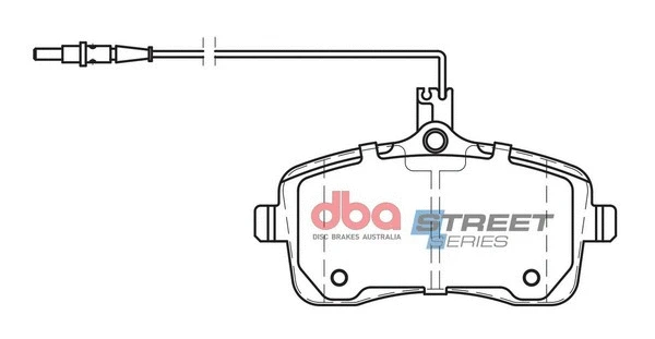 Kit de plaquettes de frein, frein à disque DBA Australia DB2025SS