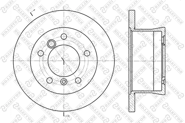 Disque de frein STELLOX 6020-3336-SX