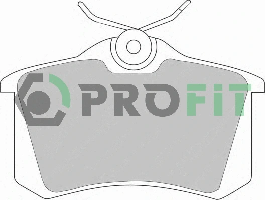 Kit de plaquettes de frein, frein à disque PROFIT 5000-0541 C