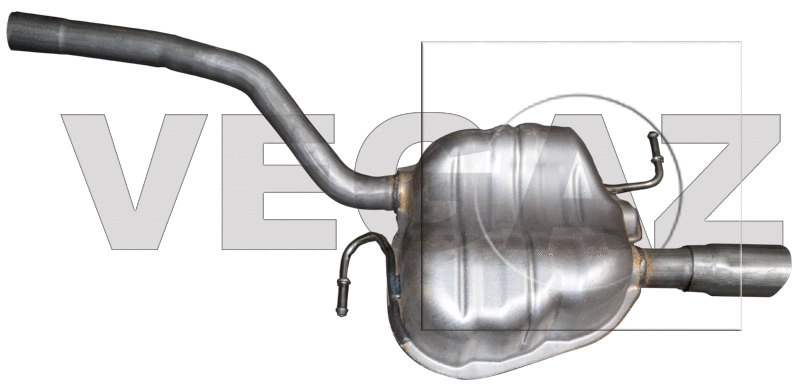 Silencieux arrière VEGAZ GmbH VS-519