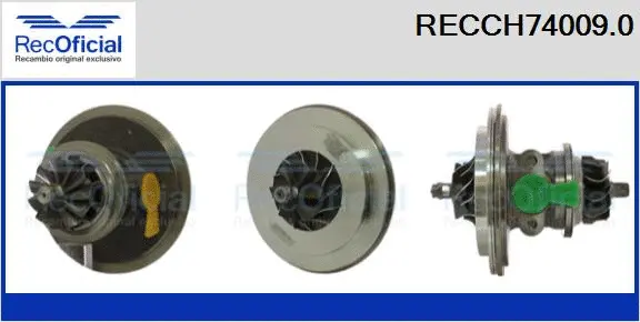 Groupe carter, turbocompresseur RECOFICIAL RECCH74009.0