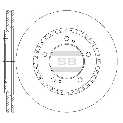 Disque de frein Hi-Q SD4809