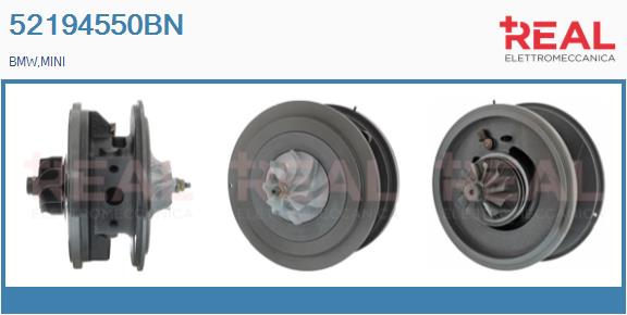 Groupe carter, turbocompresseur REAL 52194550BN