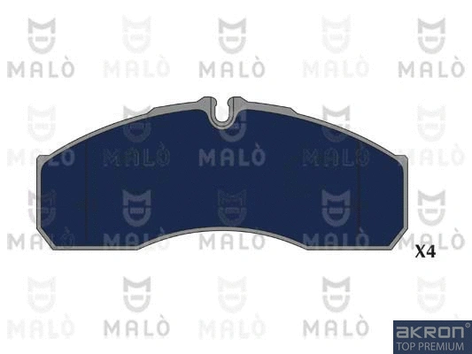 Kit de plaquettes de frein, frein à disque AKRON-MALÒ 1051212