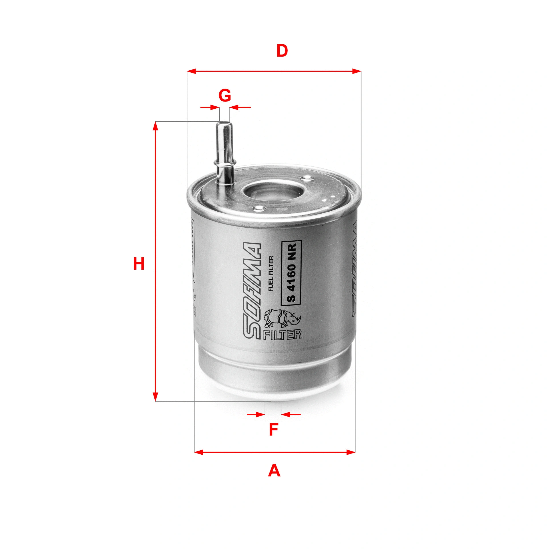 Filtre à carburant SOFIMA S 4160 NR
