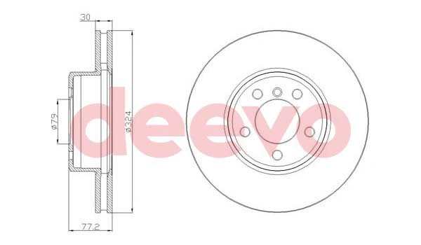 Disque de frein DEEVO BD16040