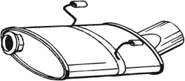Silencieux arrière BOSAL 190-317