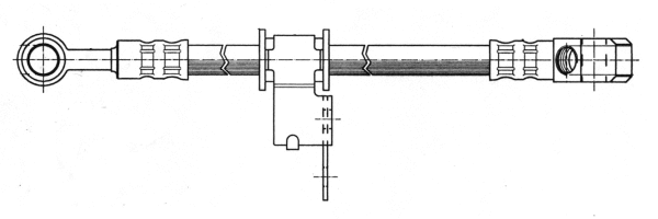 Flexible de frein CEF 511056