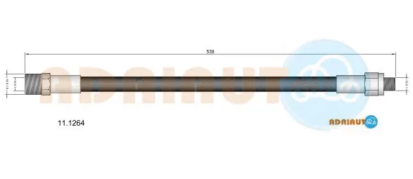 Flexible de frein ADRIAUTO 11.1264