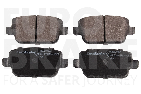 Kit de plaquettes de frein, frein à disque EUROBRAKE 5502222567