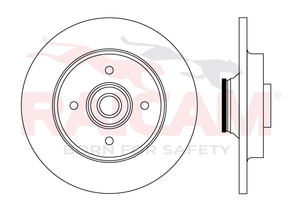 Disque de frein RAICAM RD01552