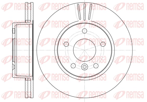 Disque de frein REMSA 6503.10