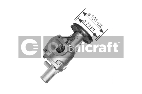 Pompe à eau, refroidissement du moteur Omnicraft 2317171