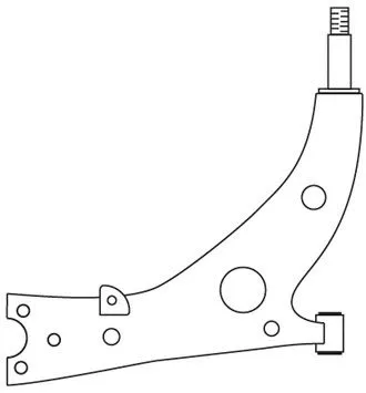 Bras de liaison, suspension de roue FRAP F3652