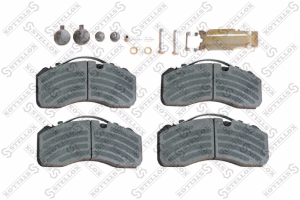 Kit de plaquettes de frein, frein à disque STELLOX 85-01419-SX