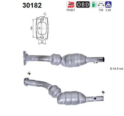 Catalyseur AS 30182
