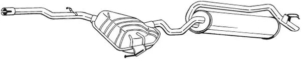 Silencieux arrière BOSAL 292-117
