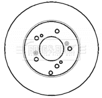 Disque de frein BORG & BECK BBD4399