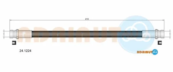 Flexible de frein ADRIAUTO 24.1224