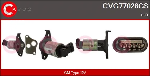 Vanne EGR CASCO CVG77028GS