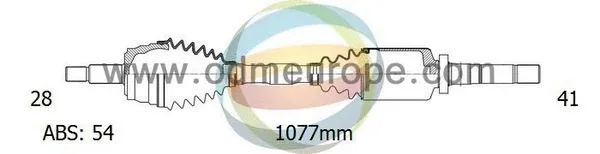 Arbre de transmission 4X4 ESTANFI EST-18-162091