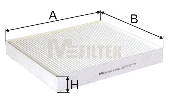 Filtre, air de l'habitacle MFILTER K 9086