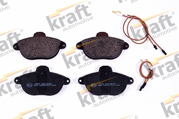 Kit de plaquettes de frein, frein à disque KRAFT AUTOMOTIVE 6006025