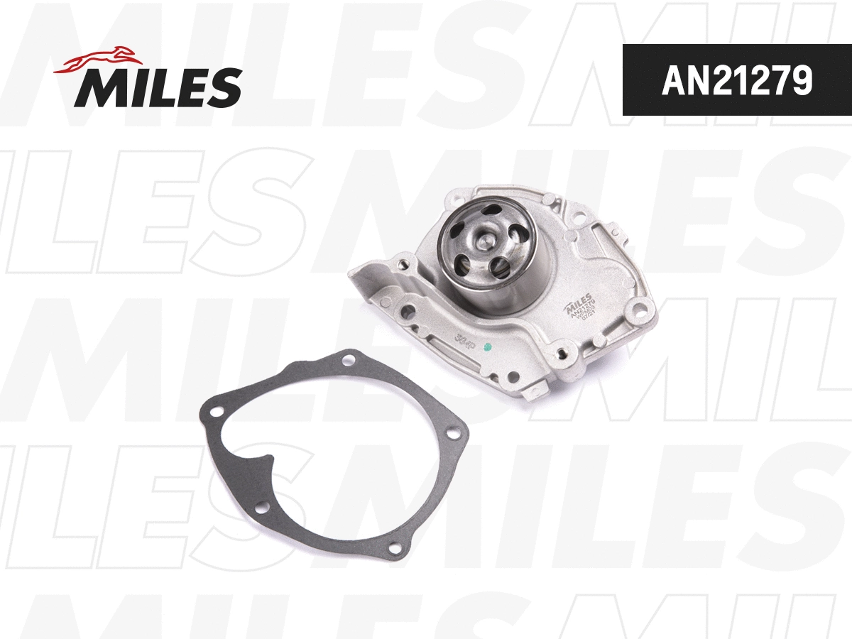 Pompe à eau, refroidissement du moteur MILES AN21279