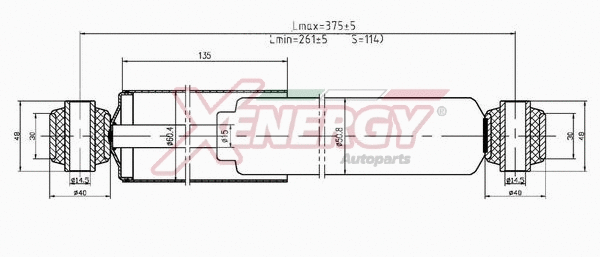 Amortisseur AP XENERGY X056345