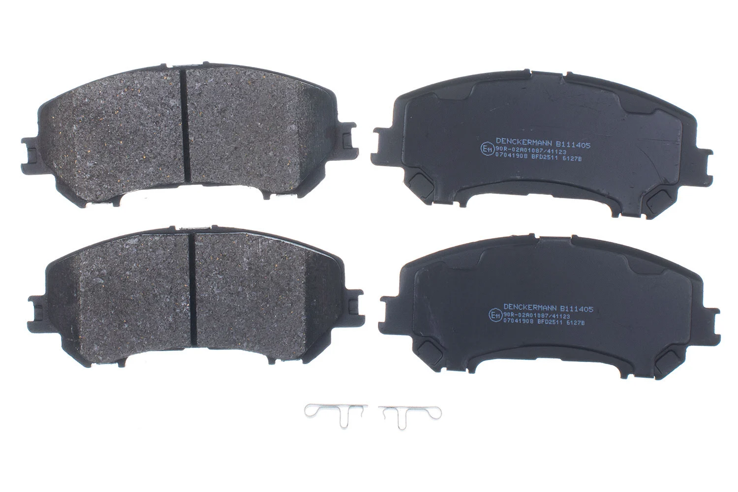 Kit de plaquettes de frein, frein à disque DENCKERMANN B111405