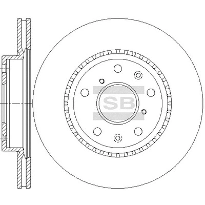 Disque de frein Hi-Q SD4811