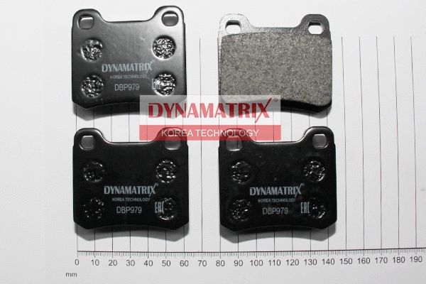 Kit de plaquettes de frein, frein à disque DYNAMATRIX DBP979