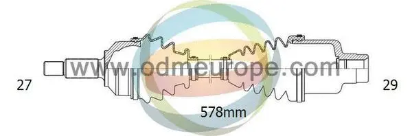Arbre de transmission 4X4 ESTANFI EST-18-222250