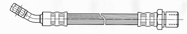 Flexible de frein CEF 512213