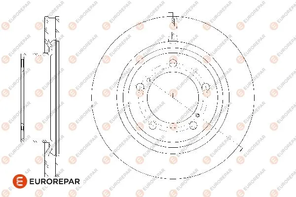 Disque de frein EUROREPAR 1667868680