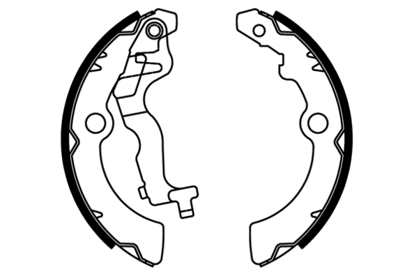 Jeu de mâchoires de frein E.T.F. 09-0707