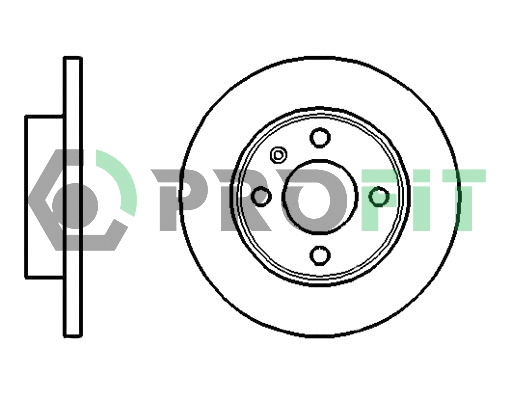 Disque de frein PROFIT 5010-0875