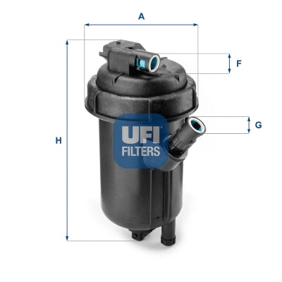 Filtre à carburant UFI 55.134.00