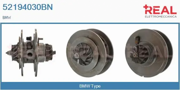 Groupe carter, turbocompresseur REAL 52194030BN