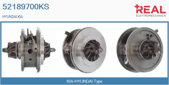 Groupe carter, turbocompresseur REAL 52189700KS