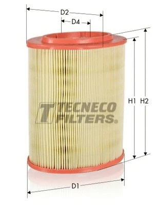 Filtre à air TECNECO FILTERS AR223OV